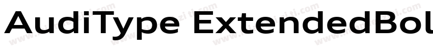 AudiType ExtendedBold字体转换